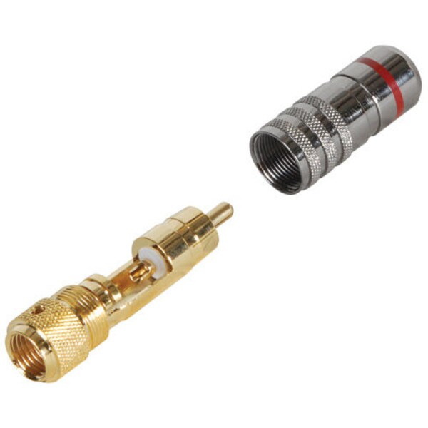 Main product image for Audiophile Locking RCA Connector 2 Pair 091-1065